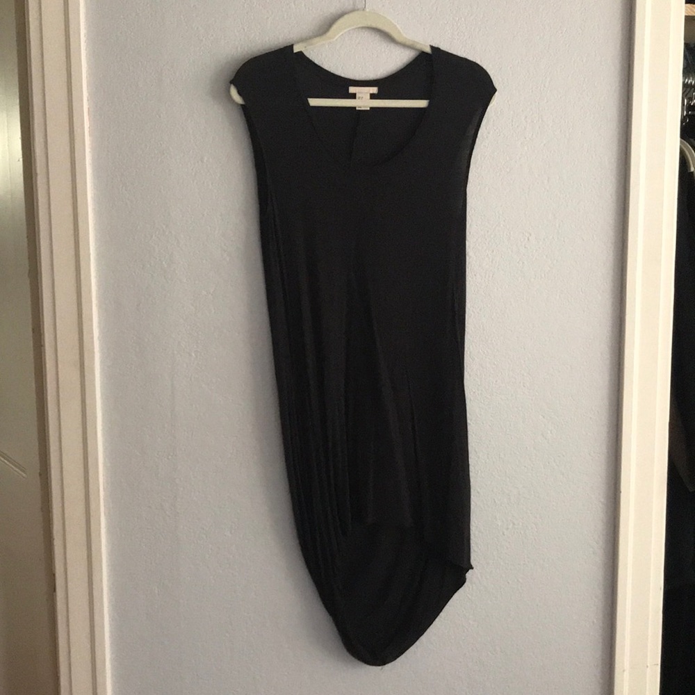 Black mini dress